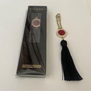 Bvlgari bulgari pompom purse red charm